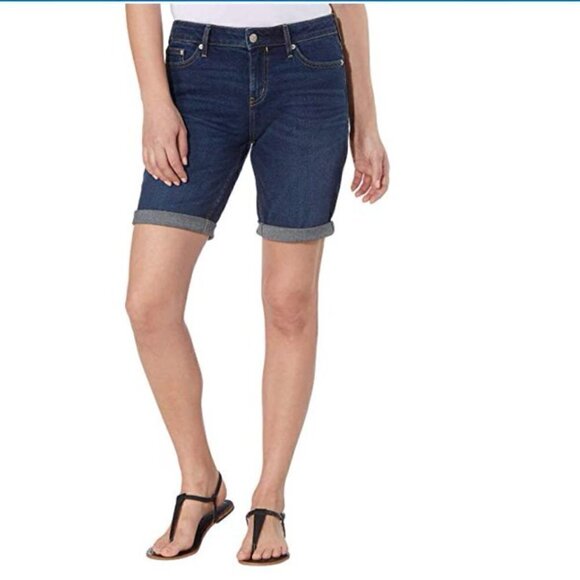 Calvin Klein Denim Bermuda Shorts, 8 - Picture 1 of 10
